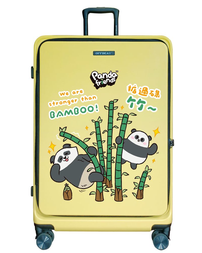 Panda Bamboo 28" Front Opening Luggage